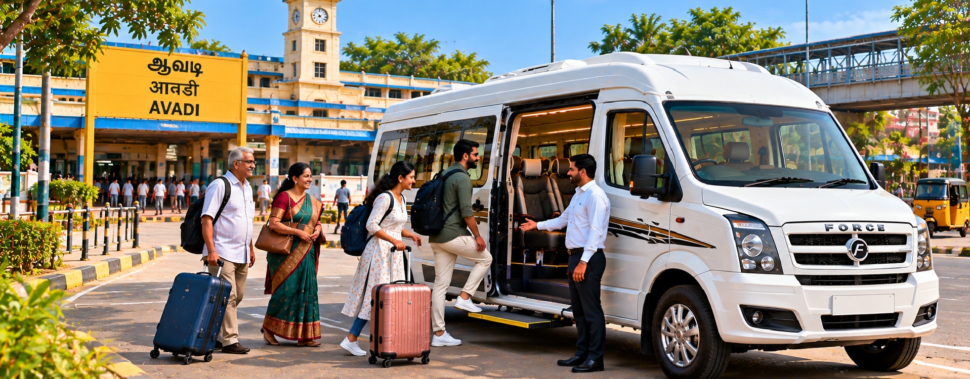Luxury Tempo Traveller rental in Avadi