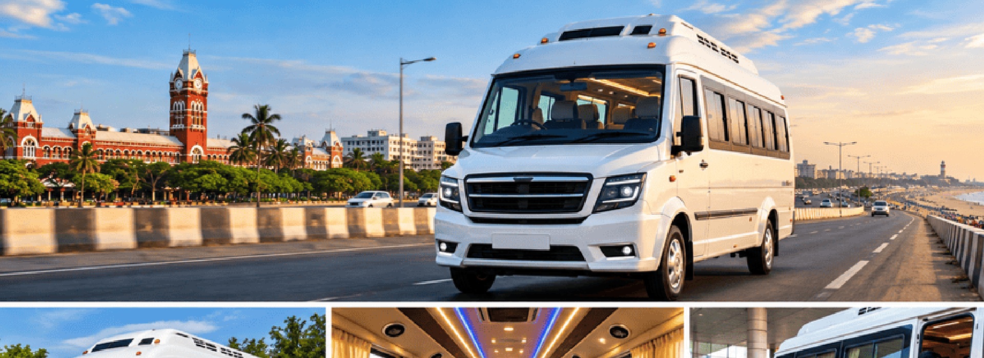 Luxury Tempo Traveller rental in Chennai