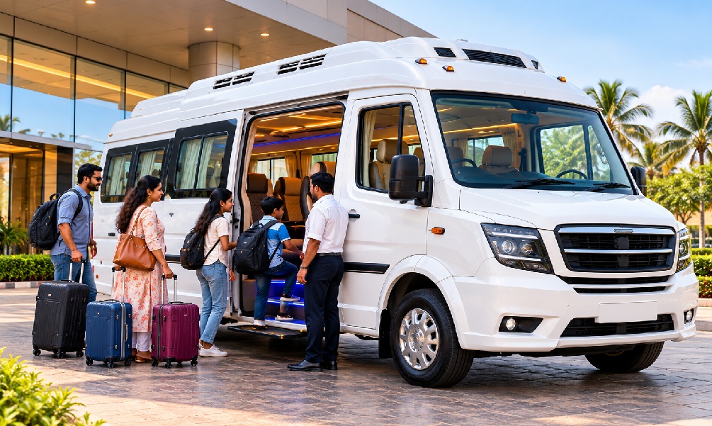 Luxury Tempo Traveller rental service in Chennai